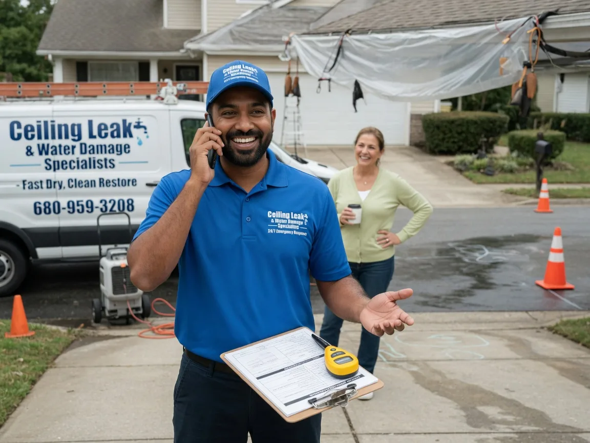 Ceiling Leak Cleanup Warfield, KY FAQs